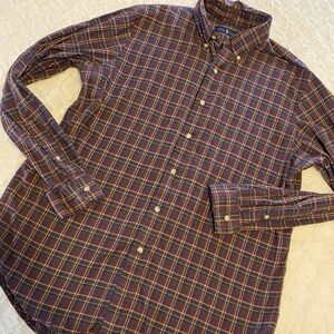 Ralph Lauren Large Purple Plaid Buttonup‎ Longsleeved Shirt Professional